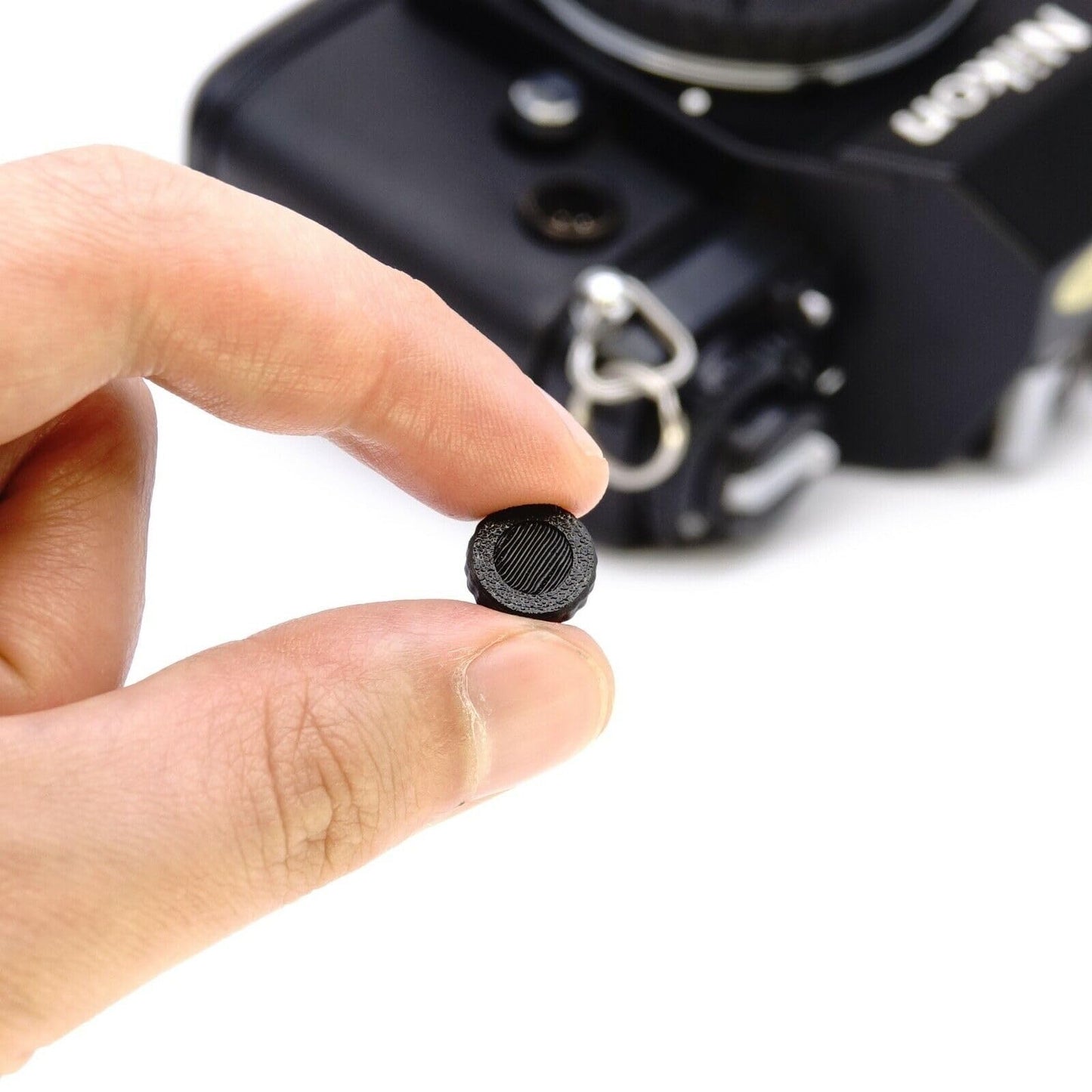 Ensemble de caches classiques Nikon : télécommande à 2 broches et caches de synchronisation PC (F4, F3, MD-4, F801)