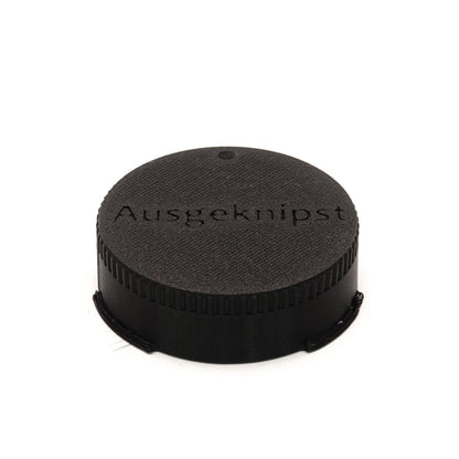 Tapa trasera para objetivos Canon FD y nFD (28mm, 50mm, 85mm)