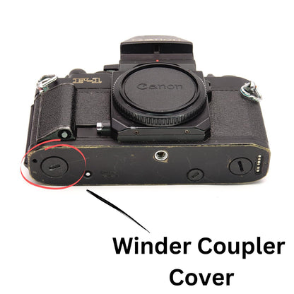 Winder cover cap for Canon New F-1