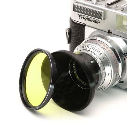 Pare-soleil & adaptateur de filtre 52mm pour Voigtländer Vito B & Vitomatic