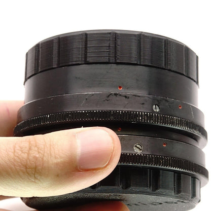 Cache d'objectif P6 à baïonnette pour Pentacon Six, Kiev 60 et Praktisix