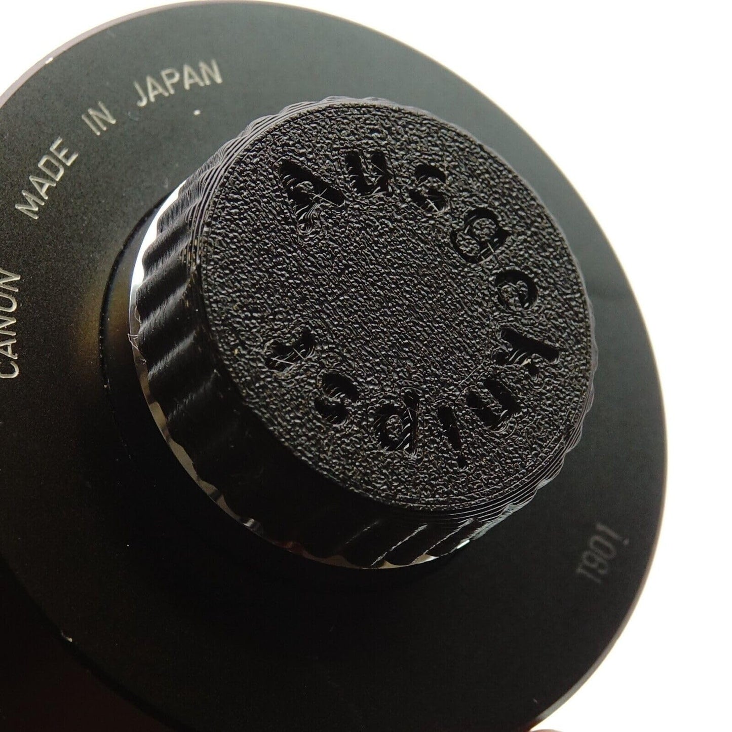 Tapa trasera de objetivo C-Mount para objetivos CCTV, cine y vídeo