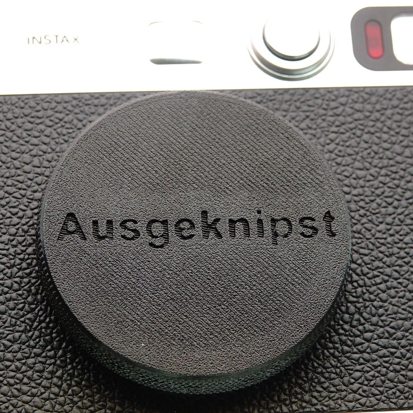 Tapa de objetivo para Fuji Instax Mini Evo