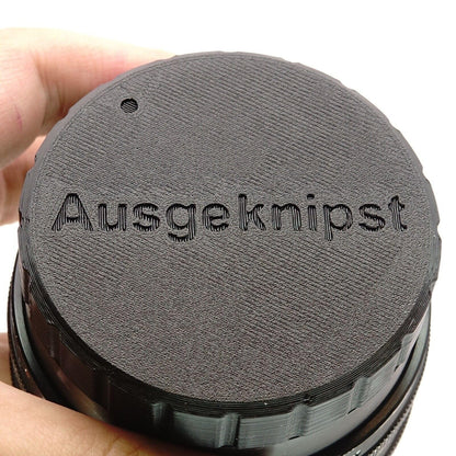 Cache d'objectif P6 à baïonnette pour Pentacon Six, Kiev 60 et Praktisix