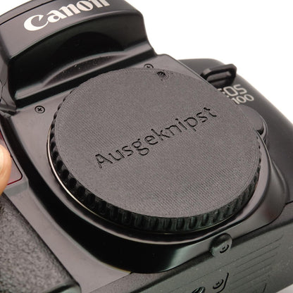Tapa de cuerpo para Canon EOS EF-Mount (EOS 1, 3, 5, Rebel)