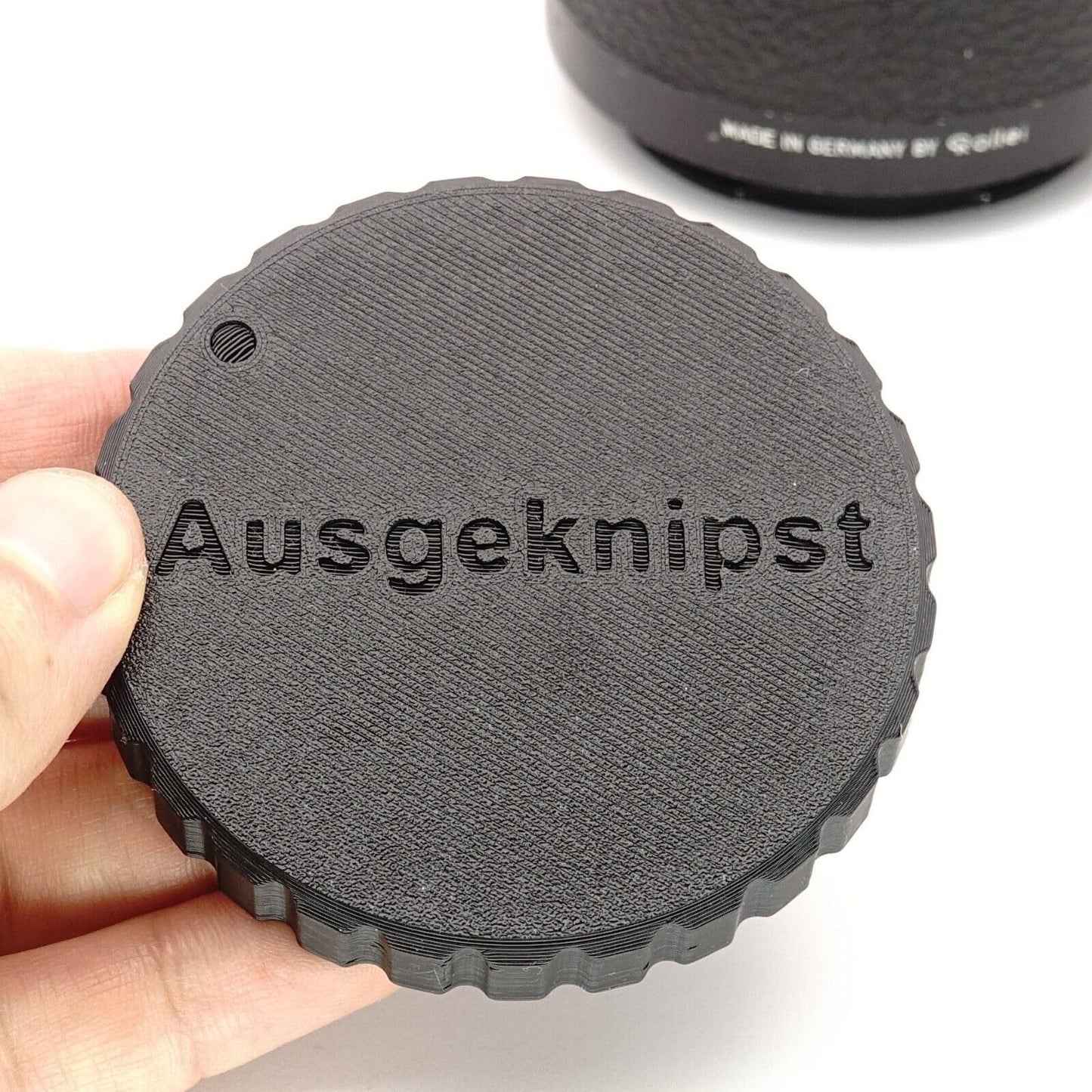 Cache d'objectif pour Rollei SL66 & objectifs Zeiss HFT