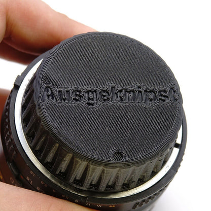 Objektivrückdeckel Nikon F Mount für Nikkor AI, AI-S & AF