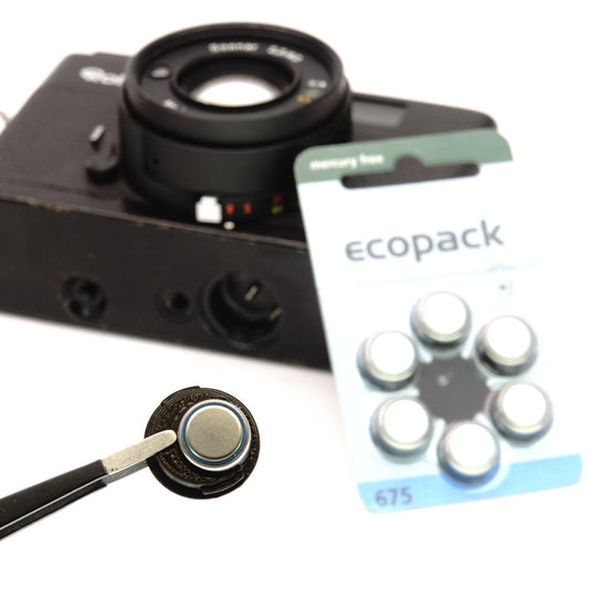 Coperchio vano batteria e adattatore (675 zinco-aria) per Rollei XF 35